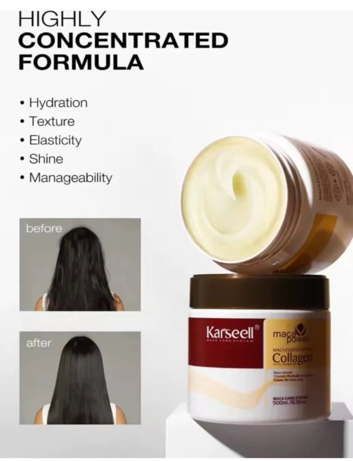 Karseell Mascarilla Capilar Colágeno Hidratación 500 Ml - RICHYSTOR & ASOCIADOS SPARICHYSTOR & ASOCIADOS SPAKarseell Mascarilla Capilar Colágeno Hidratación 500 Ml