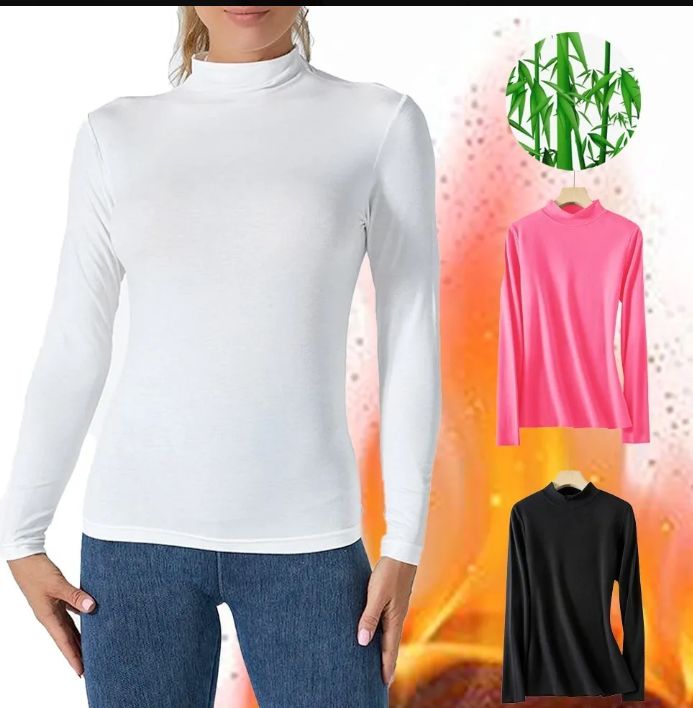 Camiseta Bambú Mujer Manga Larga Cuello Redondo Primera Capa - RICHYSTOR & ASOCIADOS SPARICHYSTOR & ASOCIADOS SPACamiseta Bambú Mujer Manga Larga Cuello Redondo Primera Capa