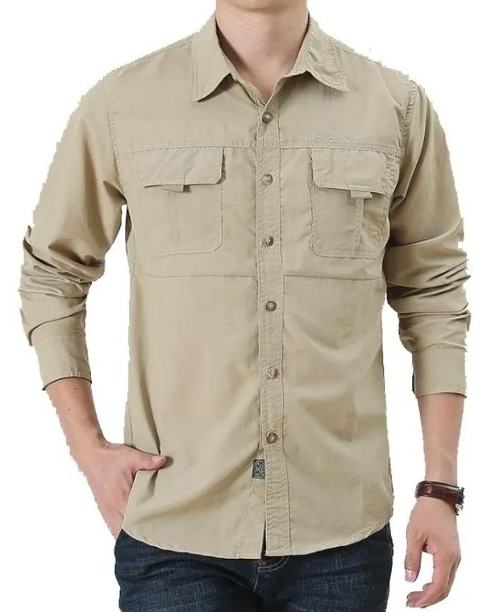 Camisa Outdoor Tactel Nylon + Uv Pro Secado Rápido Hombre - RICHYSTOR & ASOCIADOS SPARICHYSTOR & ASOCIADOS SPACamisa Outdoor Tactel Nylon + Uv Pro Secado Rápido Hombre