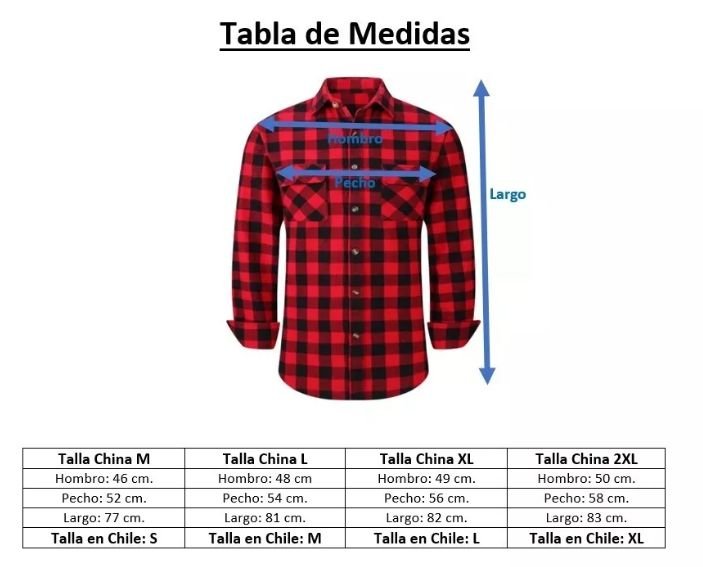 Camisa Leñadora Hombre Micropolar Buena Calidad - RICHYSTOR & ASOCIADOS SPARICHYSTOR & ASOCIADOS SPACamisa Leñadora Hombre Micropolar Buena Calidad
